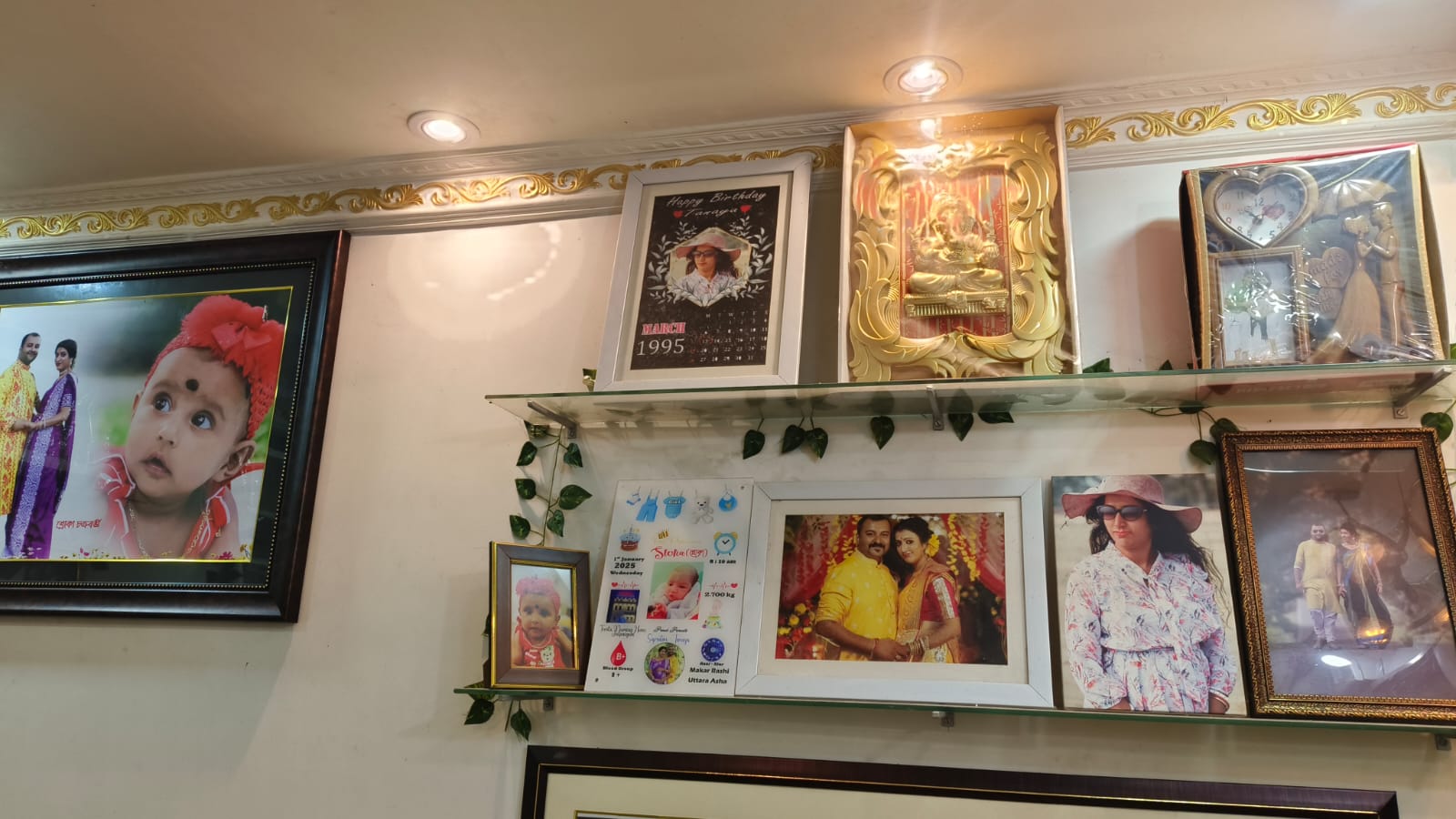 Photo Square lamination work